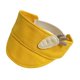 thumbnail image 2 of Sombrero con visera para el sol, figura de felpa, sombrero de ala ancha, muñeca de juego de simulación, sombrero para el sol, elegante sombrero para Amarillo, 2 of 8
