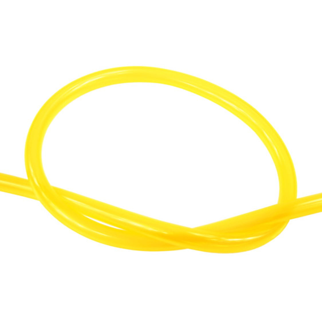 Outer Diameter 7/16-5 ft Hard Bendable Sever-Temperature Yellow Opaque Plastic Tubing for Chemical Applications Inner Diameter 3/8 