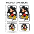 thumbnail image 2 of Cartoon Mickey Mouse And Minnie Mouse Car Floor Mats Universal Floor Mats for Cars Front Rear Car Foot Mats Cute Anime Pattern Car Accessories for Trucks, 2 of 5