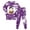 Purple, variant on Leey-World Halloween Pjs Kids Baby Long Sleeve Pajama Sets, Toddler Boy Girl 2-Piece Sleepwear