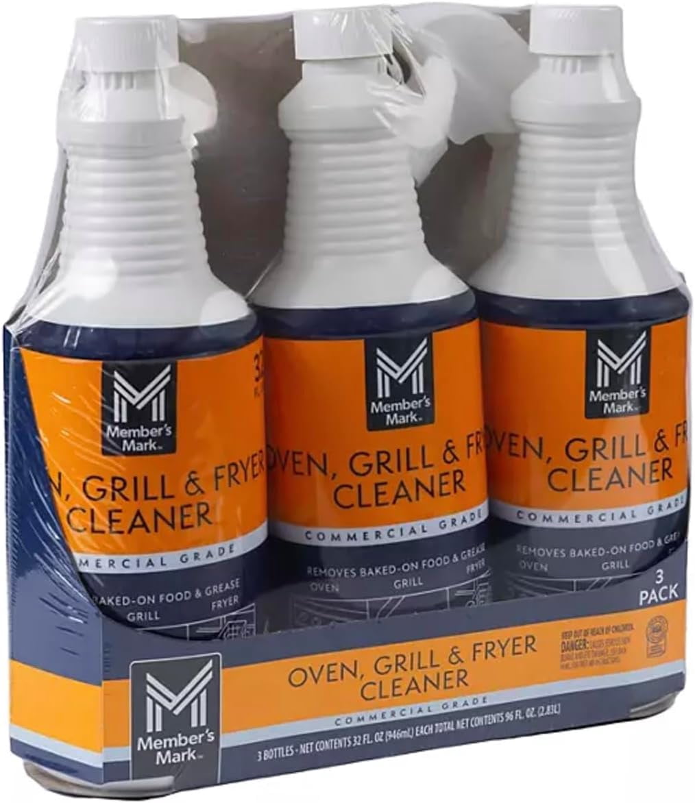 Grill and Fryer Cleaner, 32 oz., 3 pk.