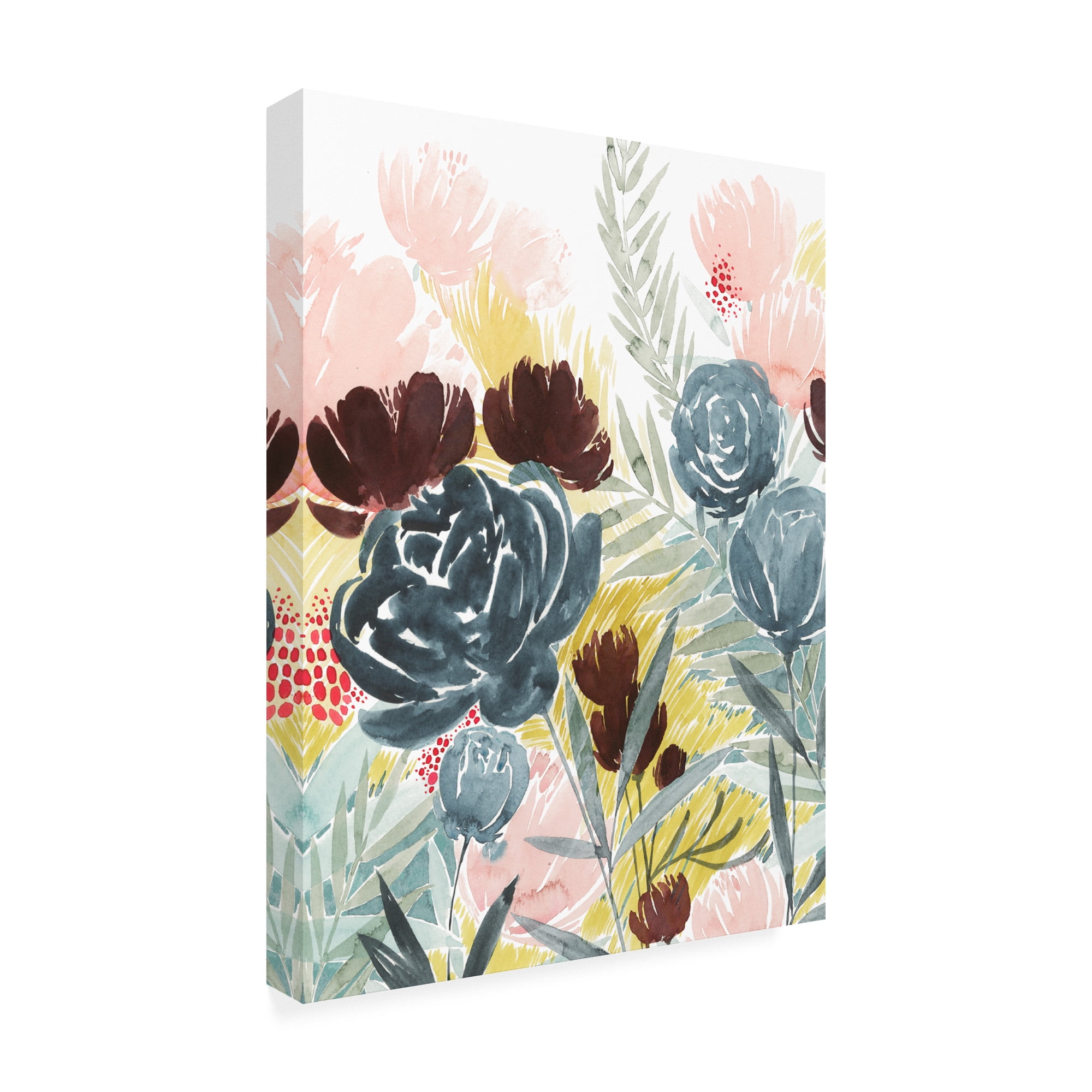 Trademark Fine Art 'Unbridled Blooms II' Canvas Art by Grace Popp
