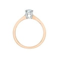 thumbnail image 2 of KATARINA Diamond Solitaire Engagement Ring in 10K Rose Gold (1/2 cttw, I-J, I1-I2) (Size-9.5), 2 of 3