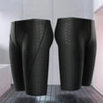 thumbnail image 2 of Bañadores de natación para hombre, bañadores de imitación de piel de tiburón, conjunto de gorro de natación, pantalones de cinco cuartos, bañadores de secado rápido, 2 of 5