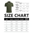 thumbnail image 6 of Geeksport Polo Shirts for Men Short Sleeve Solid Color Causal Collared Golf Tennis T-Shirt Men's Golf Polo Shirts Business Polo Shirts Army Green L, 6 of 8