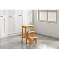 thumbnail image 3 of Boraam Wood Niko Folding 24.5" Step Stool - Natural Finish, 3 of 10