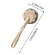 thumbnail image 3 of Aparatos de cocina, Accesorios de cocina, Cepillo para ollas de acero inoxidable con mango de madera, Cepillo de cocina, Quitamanchas para ollas, Colgable, Mango largo, Limpieza del hogar, Lavado de o, 3 of 6
