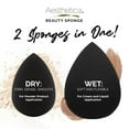 thumbnail image 3 of Aesthetica Cosmetics Beauty Sponge Blender - Latex Free and Vegan Makeup Sponge - For Powder, Cream or Liquid Application - One Piece, 3 of 6