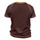 thumbnail image 3 of Men's Raglan T-shirt Retro Short Sleeve Round Neck Letter Printing TopsXL, 3 of 3
