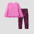 thumbnail image 6 of L.O.L. SURPRISE! Toddler Girls 2 Pieces Outfit Sets Graphic Long Sleeves Tee with Allover Leggings Set,Sizes 2-6, 6 of 6