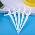 thumbnail image 4 of mmirethe 50 Pcs/Set Toothpick Tooth Stick Floss for Ultra-thin Flosser Oral Hygiene Health Plastic Floss, 4 of 8