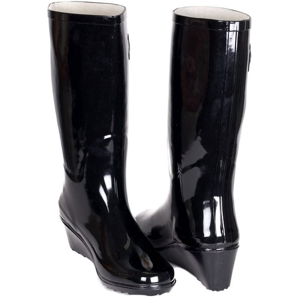 Forever young hotsell wedge rain boots