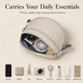 thumbnail image 6 of WANDF Bum Bags for Women,Fanny Pack Crossbody Bags,Trendy Crescent Shoulder Bags for Ladies,Sling Bag Half Moon Purse,PU Leather Belt Bag with Adjustable Strap(Grey), 6 of 10