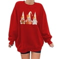 thumbnail image 1 of Blusa holgada de manga larga con estampado de otoño para mujer, suéter informal con cuello redondo, Tops, sudadera Fridja  fjkfkj7174, 1 of 4