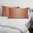 thumbnail image 4 of Red Orange Ombre Queen Pillow Covers, Modern Gradient Abstract Art Soft Breathable Throw Pillow Cases with Invisible Zipper, Decorative Pillowcase Pillows Protectors for Sofa Bed Chair 20"x30", 4 of 9