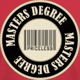 thumbnail image 3 of CafePress - Masters Degree Priceless Bar Code Dark T Shirt - Men's Classic Graphic Cotton T-Shirt, 3 of 4