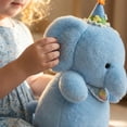 thumbnail image 6 of Crochet Stuffed Animal Elephant Stuffed Animal | Blue Stuffed Elephant Plush | Baby Stuffed Animal Birthday Gift 1 Pack, 6 of 6