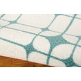 thumbnail image 6 of Nourison Enhance Ivory Turquoise Rug, 6 of 7