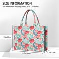 thumbnail image 3 of Large Capacity Tote Bag,Pioneer Flower Floral Print Pattern Handbag Fashion Luxury Tote Bag,15.7"x13"x 5.1" Inches,Laptop Compatible, 3 of 6
