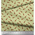 thumbnail image 2 of Soimoi Velvet Fabric Guitar Musical Instrument Print Fabric by The Yard 58 Inch Wide, 2 of 3