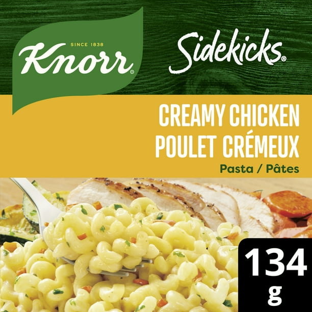 Plat d'Accompagnement de Pâtes Sidekicks de Knorr Fusilli au Poulet Crémeux 134 g Plats d'accompagnement