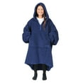 thumbnail image 2 of The Comfy Original Oversized Microfiber Wearable Blanket for Adults, Blue, 2 of 5