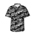 thumbnail image 1 of Fotbe Horse Silhouette Camisa Hawaiana para Hombre Unisex – Camisa Casual de Verano con Botones de Manga Corta de Algodón y Lino,3X-Large, 1 of 7