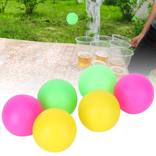 Pelota De Juguete De PVC Ecológica, Pelota De Playa De 6 Uds, Fácil De Transportar Y Almacenar Juguetes, Decoración Del Hogar Para Accesorios De Raqueta De Playa Al Aire Libre ANGGREK Otros