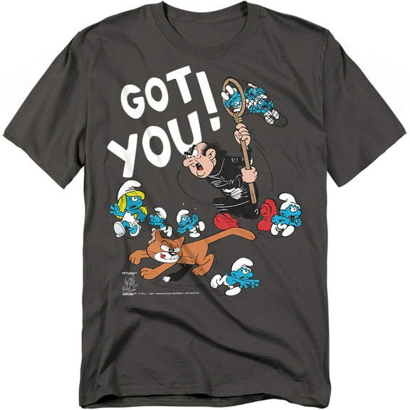 Smurfs T-Shirt Gargamel And Azrael Unisex Graphic Tee For Men & Women
