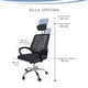 thumbnail image 4 of Silla de escritorio ejecutiva ergonómica reclinable marca Gravita, 4 of 7