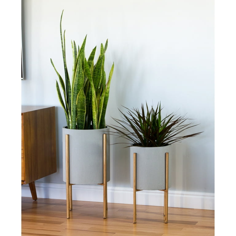 Nabila Mid Century Planters (Set of 2) Nabila Mid Century Planters (Set of 2)