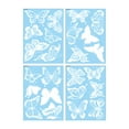 thumbnail image 1 of 4 hojas de pegatinas anticolisión para ventana, adhesivos para ventana con tema de mariposa DIY TFixol Se aferra a la ventana, 1 of 7