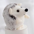 thumbnail image 4 of Hedgehog Plush Keychain Cute Cartoon Pendant Toy Soft Stuffed Animal Gift for Kids Adults, 4 of 8