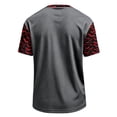 thumbnail image 6 of IAJDKMEK Men's Halloween Corduroy T-Shirt - Short Sleeve Round Neck Letter Print, Casual Shirts for Men, Lightweight Graphic Tee for Daily & Party,Dark Gray 3XL, 6 of 8