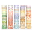 thumbnail image 5 of 60 Rolls Boxed 15mm Grid Washi Tape Set, Self-Adhesive Decorative Colored Plaid Masking Tape for Painting, DIY Art Crafts, Gift Wrapping, Scrapbook Supplies, 5 of 11