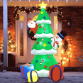 thumbnail image 2 of 240cm Inflable De Navidad Árbol Papá Noel Y Muñeco De Nieve Xtellar multicolor, 2 of 4