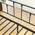 thumbnail image 6 of BTMWAY Daybed with Trundle Included, Twin Size Metal Daybed Frame with Pop Out Trundle Bed, Heavy Duty Twin Sofa Bed for Kids Teens Adults, No Box Spring Needed, Black, 6 of 12