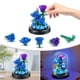thumbnail image 2 of Set de construcción ZQJKLE, 630 unidades, ramo de rosas azules con luz LED, 2 of 6