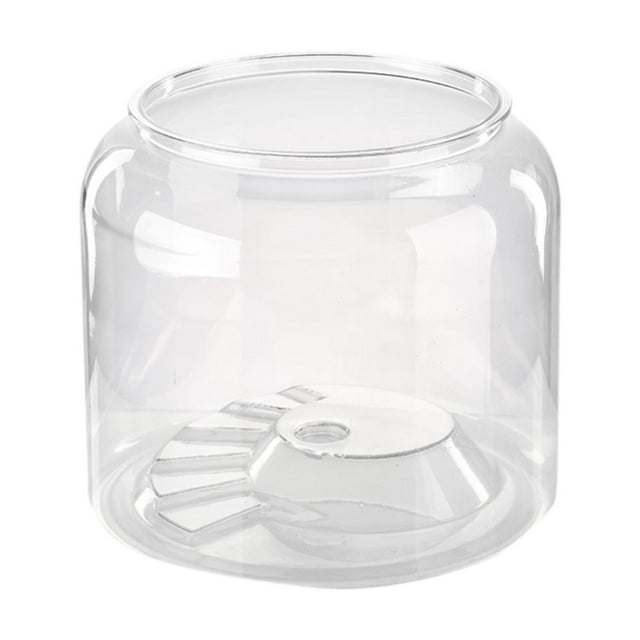 koolsoo Turtle Container Desk Ornament Aquatic Aquarium for Dining Room Cafe Bedroom XL without lid