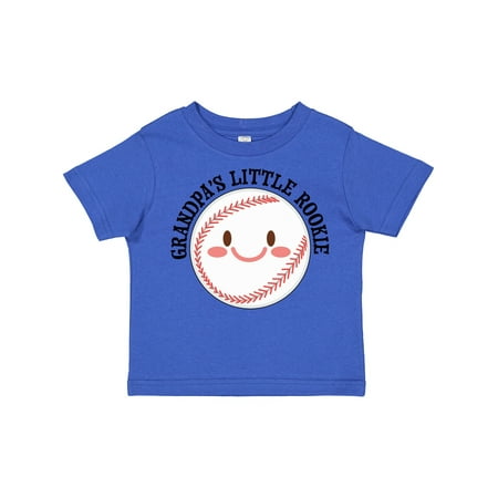 Inktastic Grandpa s Little Rookie- Baseball Boys or Girls Toddler T-Shirt