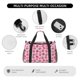thumbnail image 4 of Disketp Haear Strawberry Bolsa de Viaje Tipo Duffle, Bolso de Mano para Fin de Semana para Mujer, Bolsa de Gimnasio Ligera para Hombre, Esencial para Viajes, 4 of 7