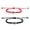 Black-Red, variant on 2pcs Men Women Evil Eye Hand of Fatima Charm String Hamsa Bracelet Adjustable-Red(2pcs)