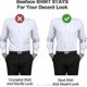 thumbnail image 5 of Men Shirt Stays Shirt Garters For Men Elastic Adjustable Shirt Holders Shirt Stays With Locking Non-slip Clips (1 Pair, Black), 5 of 5