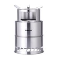 thumbnail image 1 of Four Extérieur, Équipement de Poêle Portable en Acier Inoxydable Coupe-Vent, 1 of 7