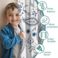 thumbnail image 3 of Blackout Kids Curtains,Paisley Pattern Childrens Insulated Curtains Set Of 2,Bedroom Essentials,Toddler Room Decor 42"x63"(106x160cm), 3 of 3