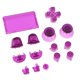 thumbnail image 1 of Kit completo de modificaciones en el botón L1 L2 R1 R2 Juego de almohadillas de activación para el controlador Sony PS4 Pro Clear Purple Sunnimix L1 L2 R1 R2 Botones del panel táctil, 1 of 8