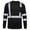Black, variant on High Visibility Safety Shirts for Men Long Sleeve Crewneck Solid Color Reflective Construction Work Blouse Tops Green