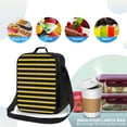 thumbnail image 4 of Lsque Gold Glitter Lunch Bag Lunch Box for Women Men Reusable Insulated Lunch Tote Bag,Leakproof Thermal Cooler Sack Food Handbags Case High Capacity, 4 of 9