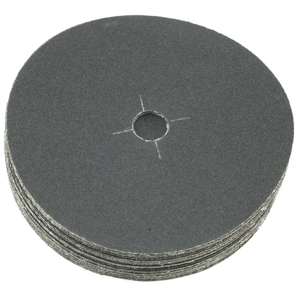 Sungold Abrasives 87507 Disques de Bordure à Dos Uni pour Ponceuses de Sol 100 Grains Papier de Carbure de Silicone Lourd, (50/paquet) Trou Central 7 Pouces x 7/8 Pouces