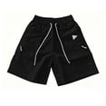 thumbnail image 5 of Men's Casual Shorts 5 Inseam Quick Dry Lightweight Stretchy For Beach Vacation Hiking Gym Workout Running | Zenithor,Black M, 5 of 6